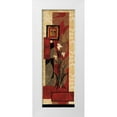 thumbnail image 1 of Solano, Rosa 13x32 White Modern Wood Framed Museum Art Print Titled - Floral Fantasy I, 1 of 4