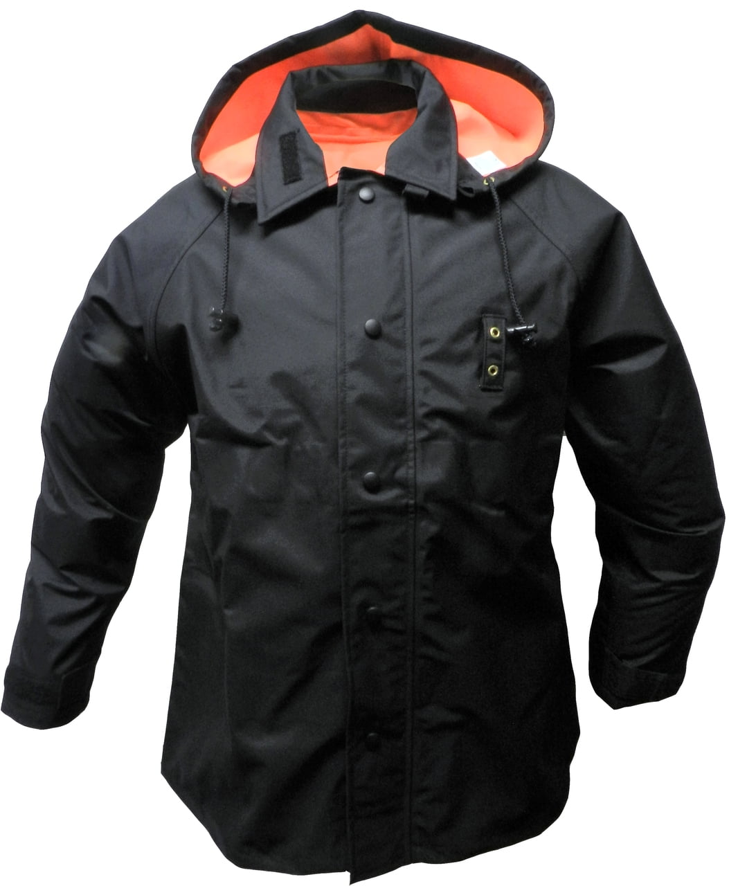 Police Windbreaker Water Resistant - Coated Fabric Removable Zip