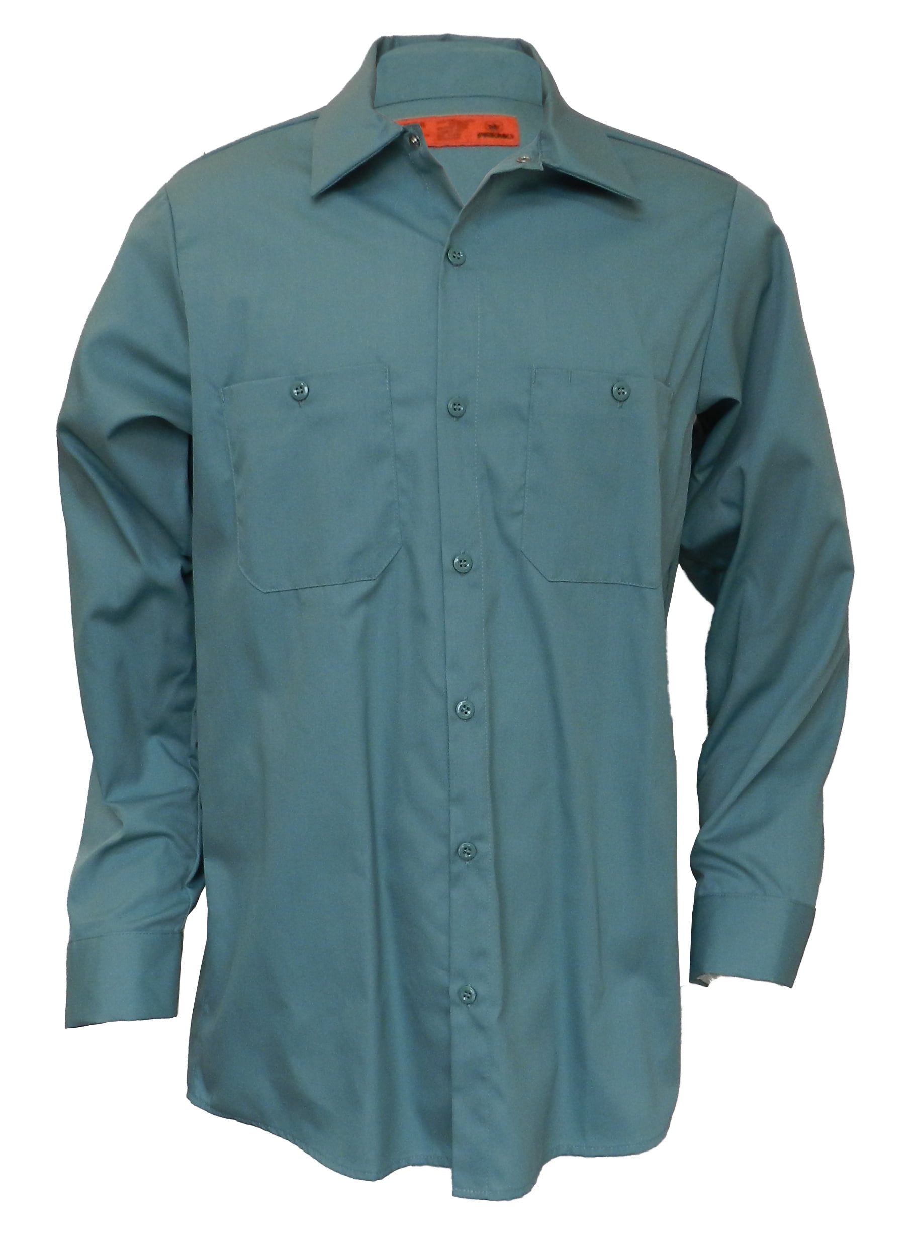 Solar 1 Clothing Industrial Long Sleeve Work Shirt MS14 - Walmart.com