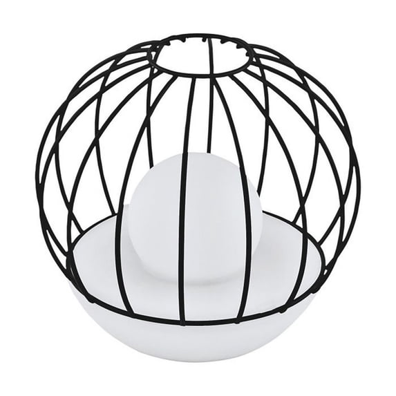 48854-Eglo Lighting-Solar - 0.4W 1 LED Outdoor Table Lamp-7 Inches Tall and 7.5 Inches Wide