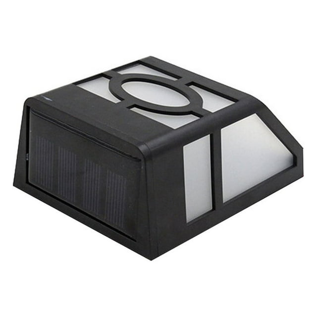 Solar 2 LED Outdoor Garden Wall Path Yard Landscape Light Blinking Led