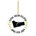 Solar 2024 Ornament 2024 Solar Decorations Keepsake Path Of Totality