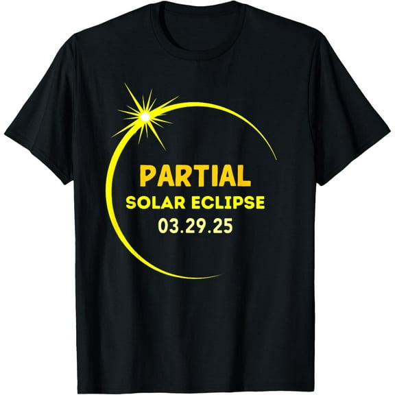 Solar 2025 Eclipse 3.29.25 Partial Solar Eclipse March 2025 T-Shirt