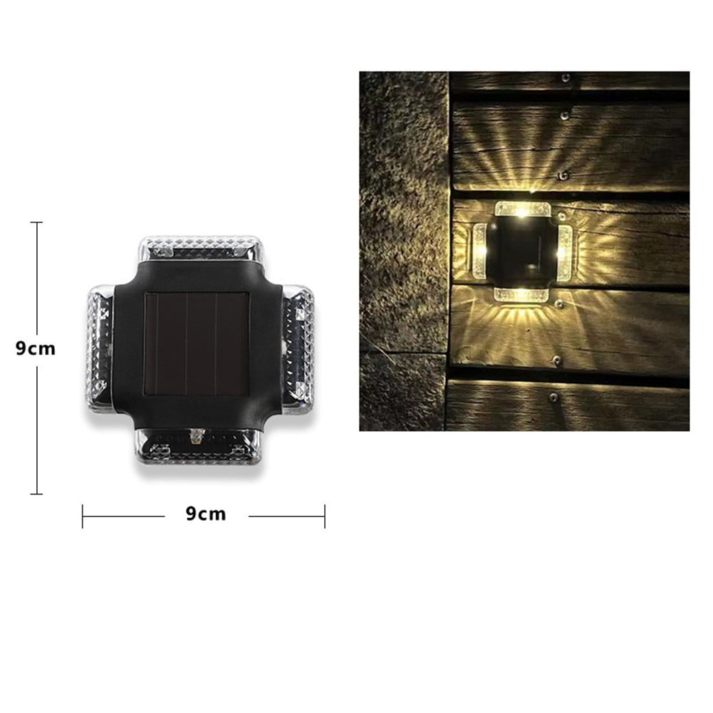 2/4Pcs Outdoor Wall Lights Solar Waterproof Garden Lights LED Porch Light Smart Light