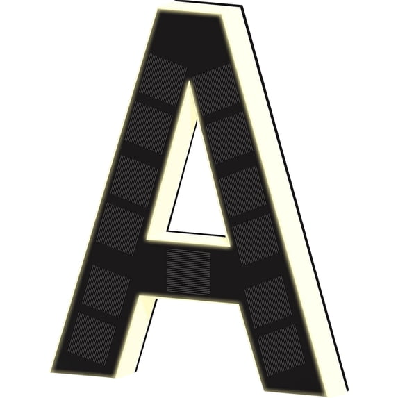 Solar Address Numbers,Glowing Illuminated Modern Address Sign for Outside,Solar Powered Light Up House Numbers,No Drill Adhesive or Screw Mount,Waterproof Outdoor Solar Address Plaque,Dusk to Dawn