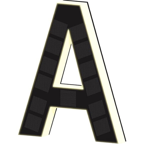 Solar Address Numbers,Glowing Illuminated Modern Address Sign for Outside,Solar Powered Light Up House Numbers,No Drill Adhesive or Screw Mount,Waterproof Outdoor Solar Address Plaque,Dusk to Dawn