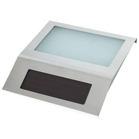 Solar Address Sign Lighted House Numbers Signs Stainless Steel LED Illuminated Address Plaque for Outside Street Yard Weatherproof & Easy Installation