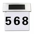 Solar Address Sign, Lighted House Numbers Waterproof, Solar House