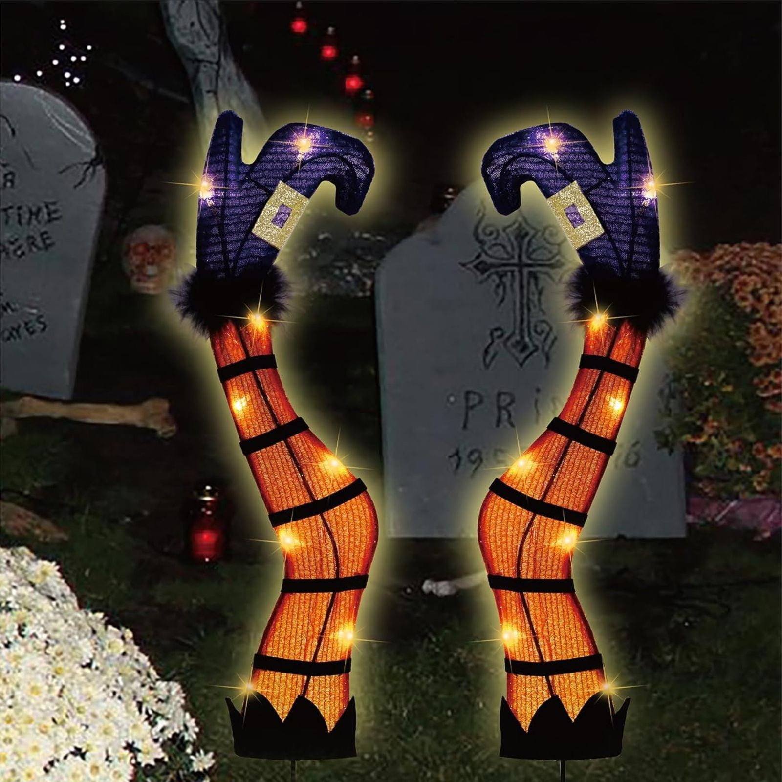 Solar Address Signs for Fence Outdoor Christmas Light Tall Numbers for