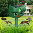 thumbnail image 1 of Solar Animal Repellent Outdoor Ultrasonic Animal Repeller Waterproof Repeller Device for Patio Garden Farm Yard Dog Raccoon Fox Deer, 1 of 6
