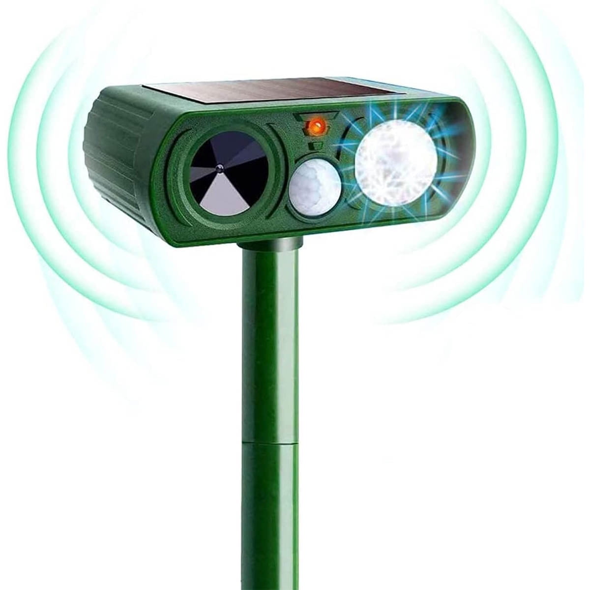 Solar Animal Repeller - 110° Protection,Motion Sensor Activated