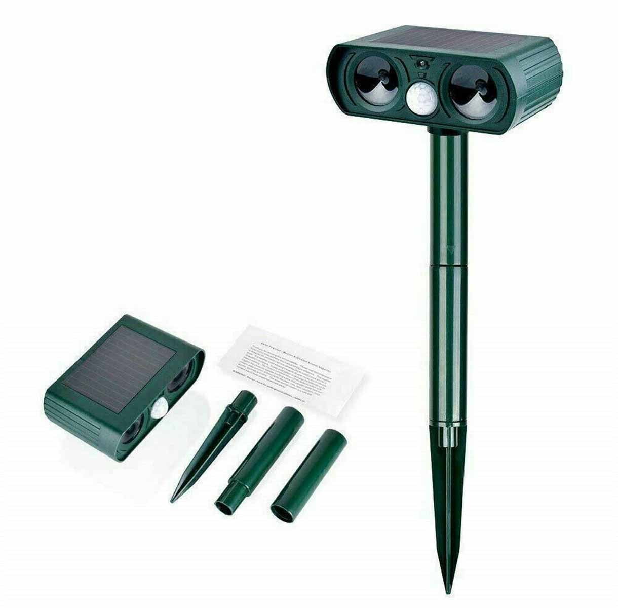 Solar Animal Repeller, Ultrasonic Animal Repeller Outdoor, Waterproof