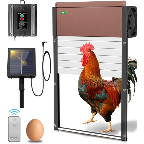 Solar Automatic Chicken Coop Door Automatic Coop Door with Timer