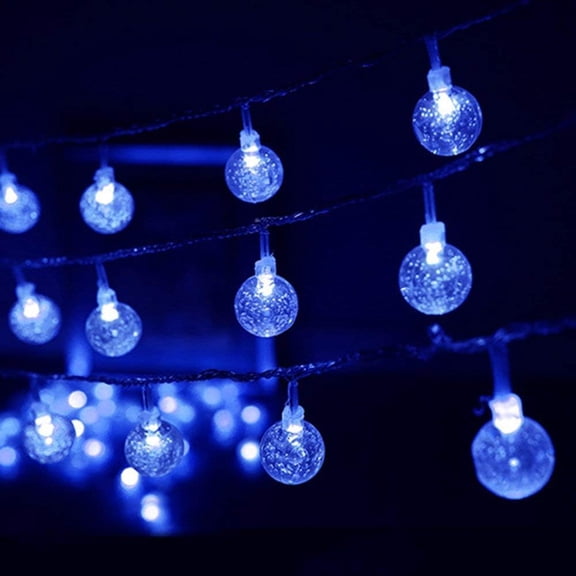 Solar Ball String Lights, 22m 200LED Solar Crystal Grobe Ball String Lights Solar String Lights Outdoor Waterproof
