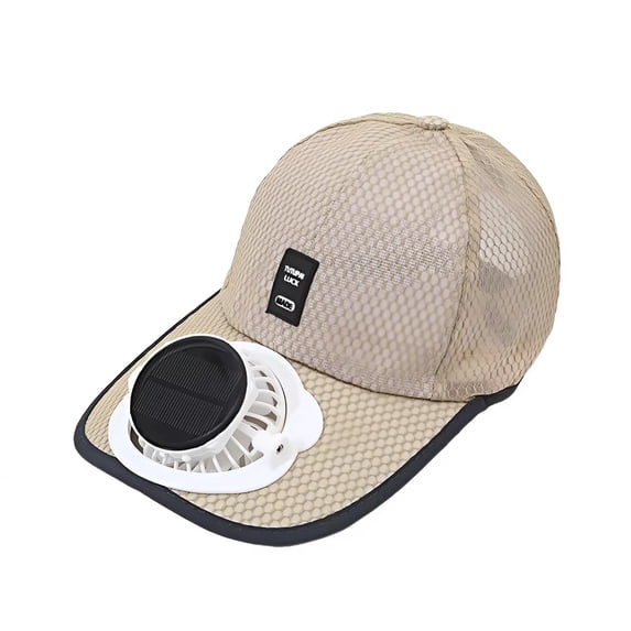 Solar Baseball Cap With Fan, Solar & USB Rechargeable Cooling Hat, Breathable Solar Fan Hat For Hiking Running Outdoor Travel Summer
