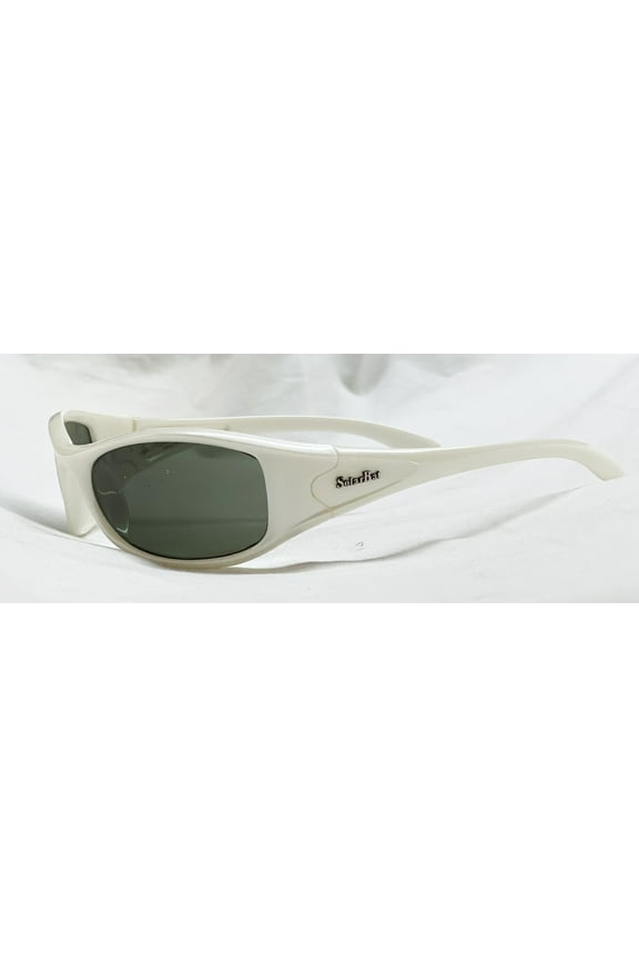 Eye Protection AR1007 White with Gray Lenses