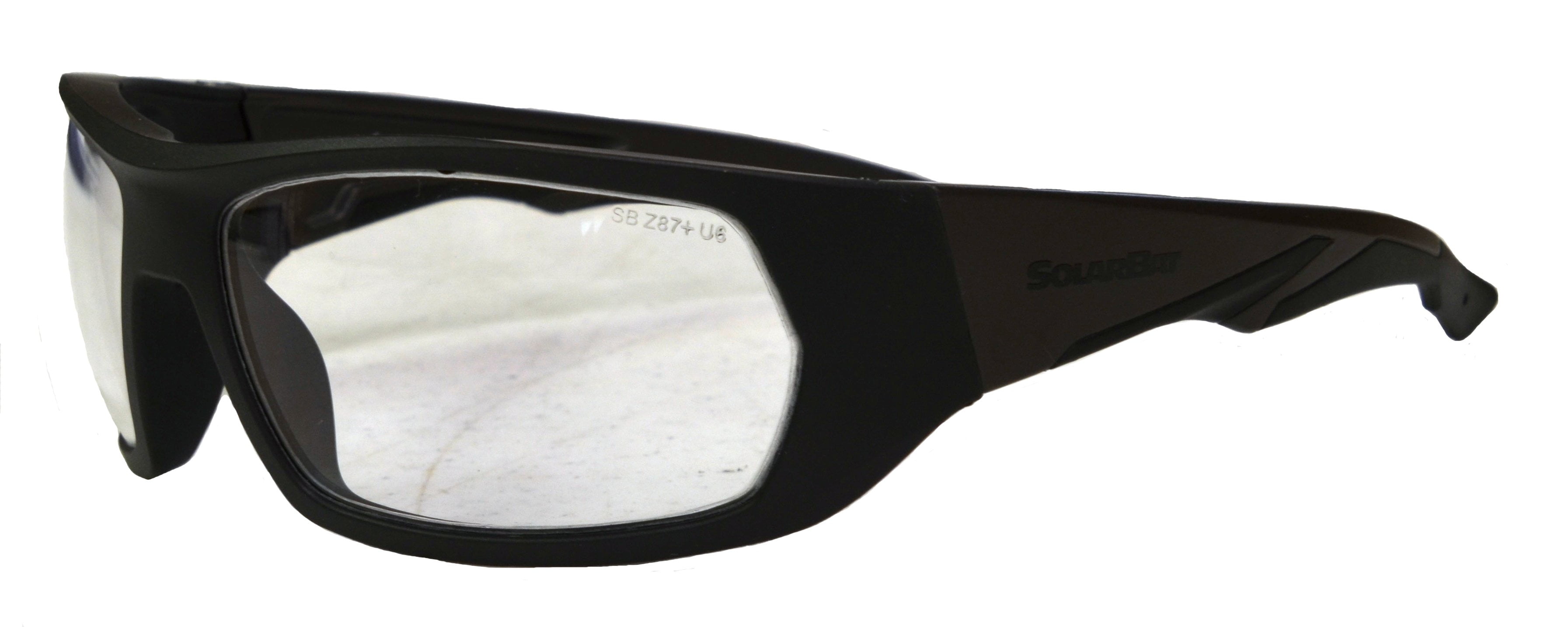 Solar Bat Eye Protection SB003 Safety Glasses Clear