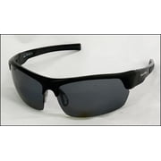 Solar Bat Eye Protection The Natural 1 Black with Gray Polarized Lenses