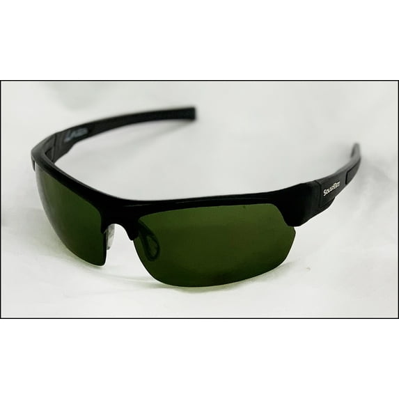 Solar Bat Eye Protection: The Natural 1 Black with Mossback Polarized Lenses