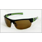 Solar Bat Eye Protection The Natural 1 Lime Green with Polarized Lenses Amber