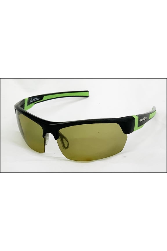Eye Protection The Natural 1 Lime Green with Polarized Lenses Hi Con Yellow