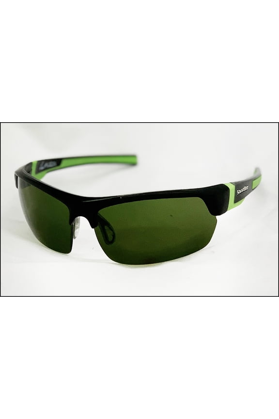 Eye Protection The Natural 1 Lime Green with Polarized Lenses Mossboack