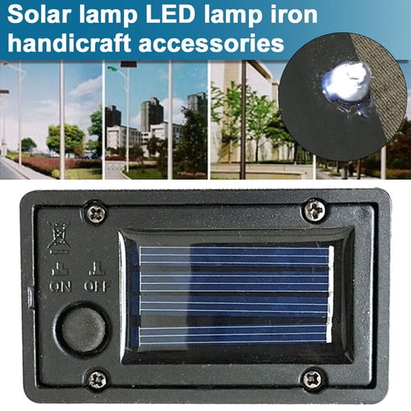 Solar Batteries for Outdoor Solar Lights, Waterproof Battery Box Replacement, LED Solarr Panel Lantern Lid, Light Bulb Accessories Battery Box for Outdoor DIY Garden Table Light Patio Decor