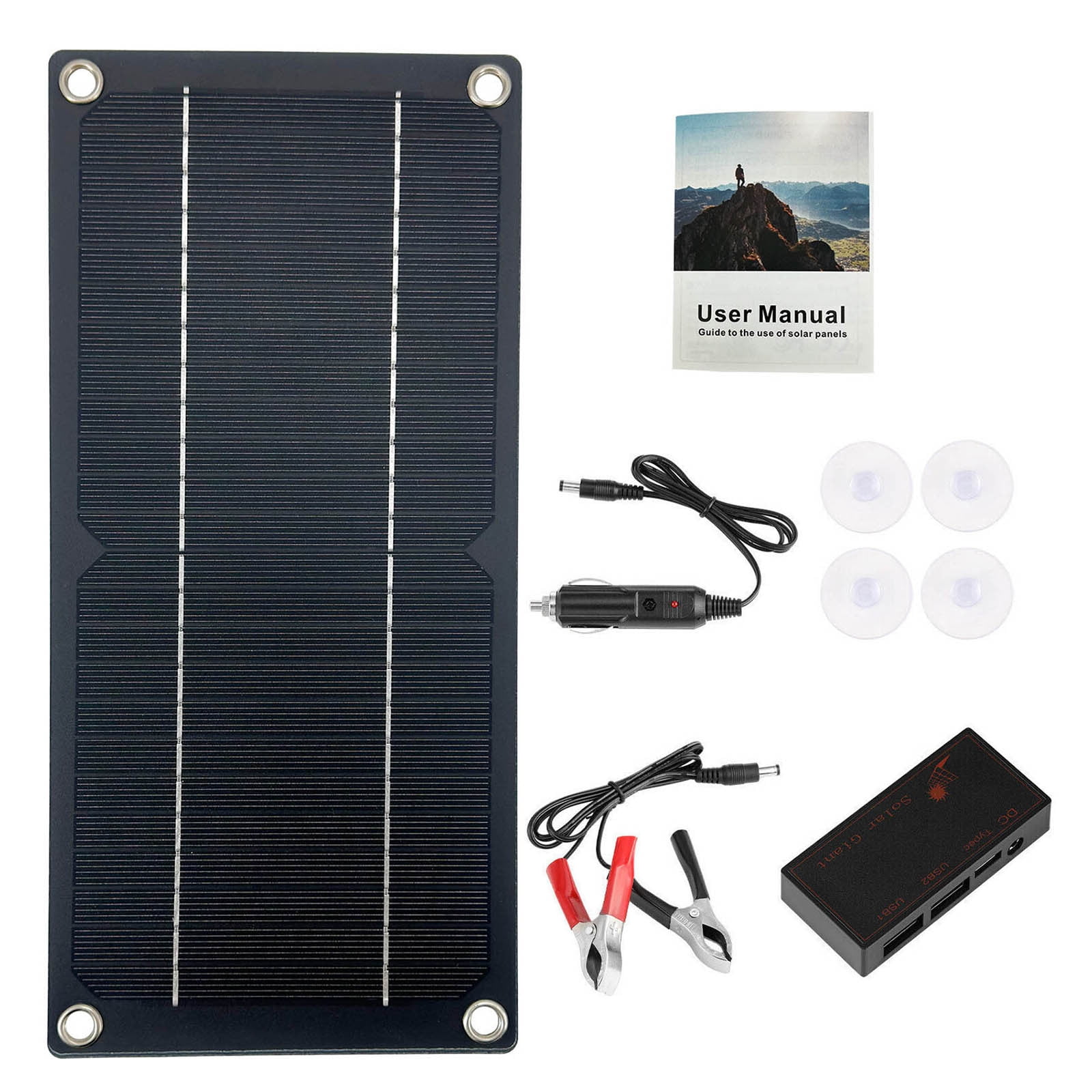 Solar Battery Charger 12V Portable Power Solar Panel Solar Trickle Car