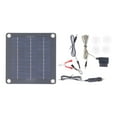 Solar Battery Charger Kit 12V 18V Output 20W Monocrystalline Battery