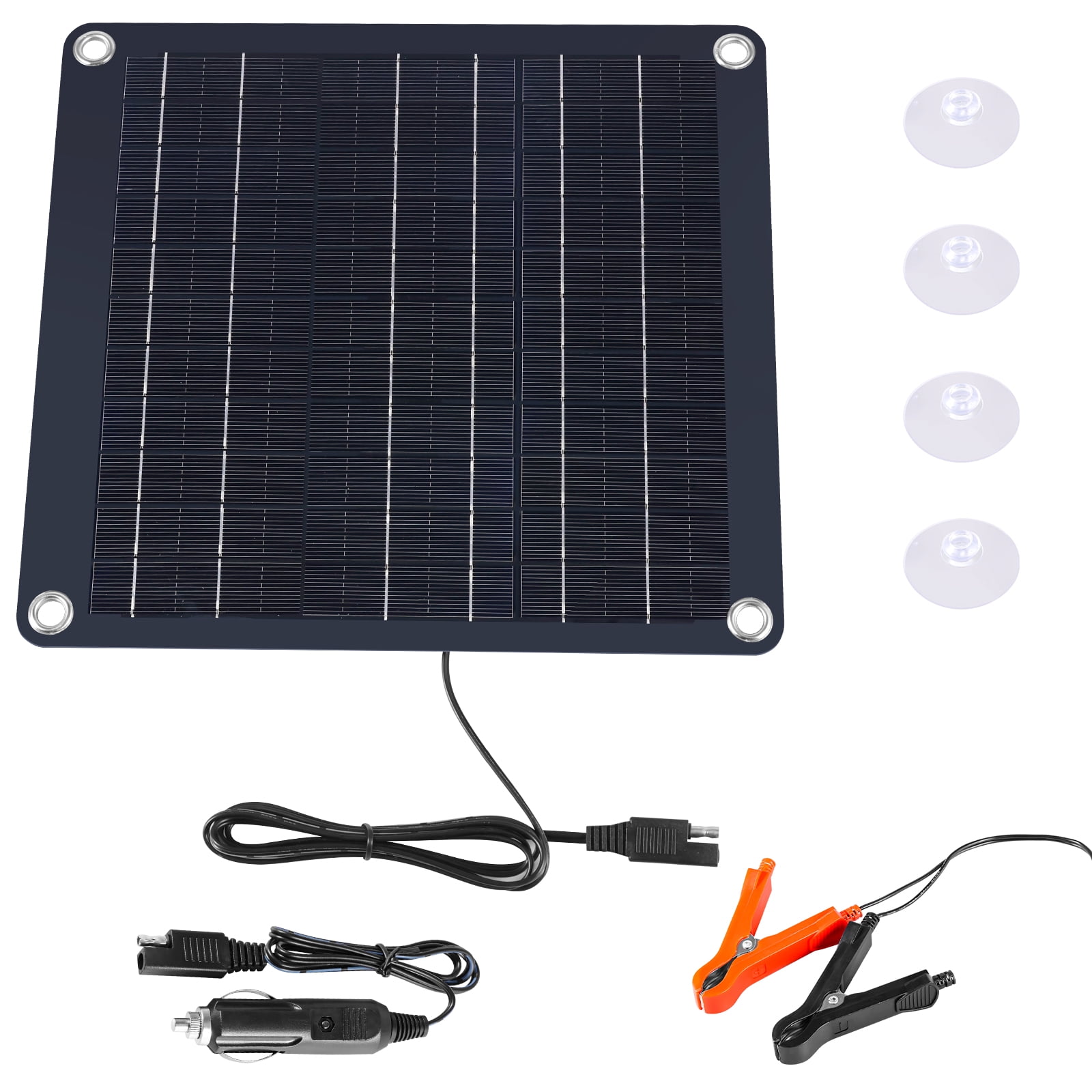 30W Flexible Solar Panel 12V Battery Trickle Charger Kit – Waterproof IP65 For Boat Car RV Camping