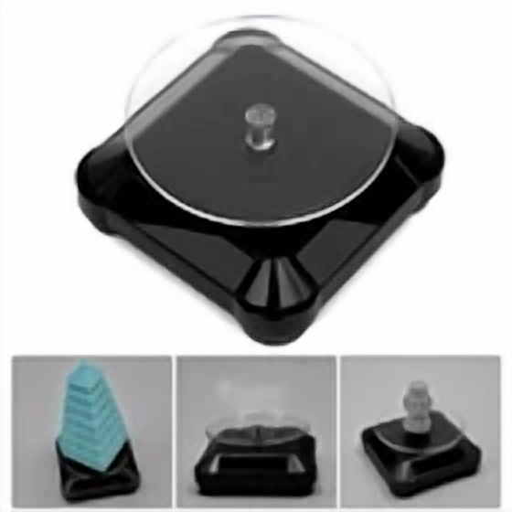 Solar Battery Powered 360 Rotating Display Stand For Lcd Sla 3D Prints
