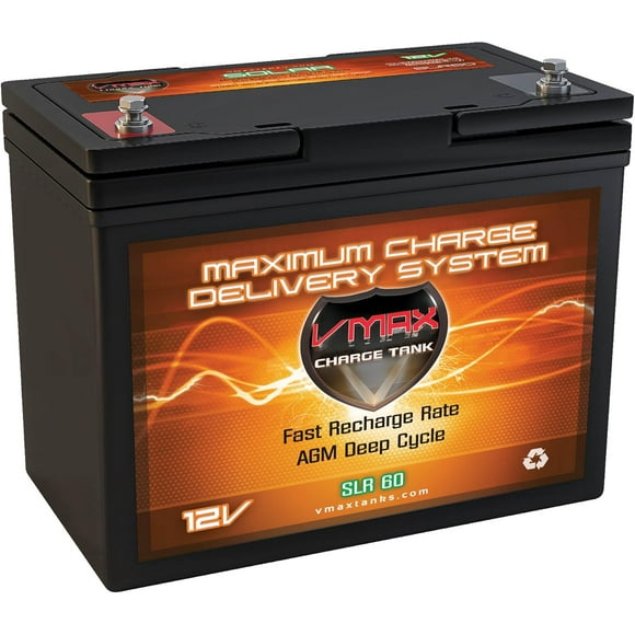 Solar Battery SLR60 tanks AGM 60ah 12V Wind Power Backup Boat Lift Solar AGM Group 22 NF Battery