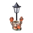 thumbnail image 1 of Solar Birds Outdoor Statues, Garden Sculptures with Flowerpot Decor & Solar Lantern for Yard Art Lawn Ornaments Porch Patio Balcony Patio Outdoor Decoration Balcony Lawn Decor, 1 of 6