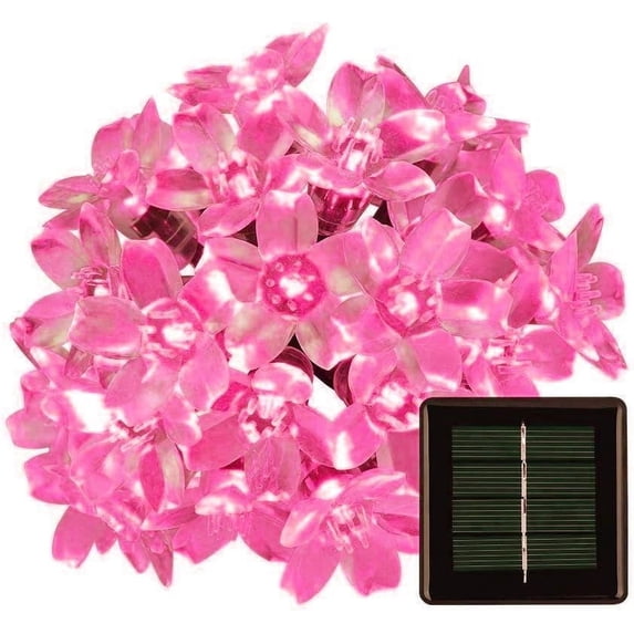 Solar Blossom Lighting, 6m 30LED Solar Flower String Lights Fairy String Lights with 8 Mode Waterproof for Garden