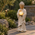 Solar Buddha Garden Decor: Zen Statues - Walmart.com