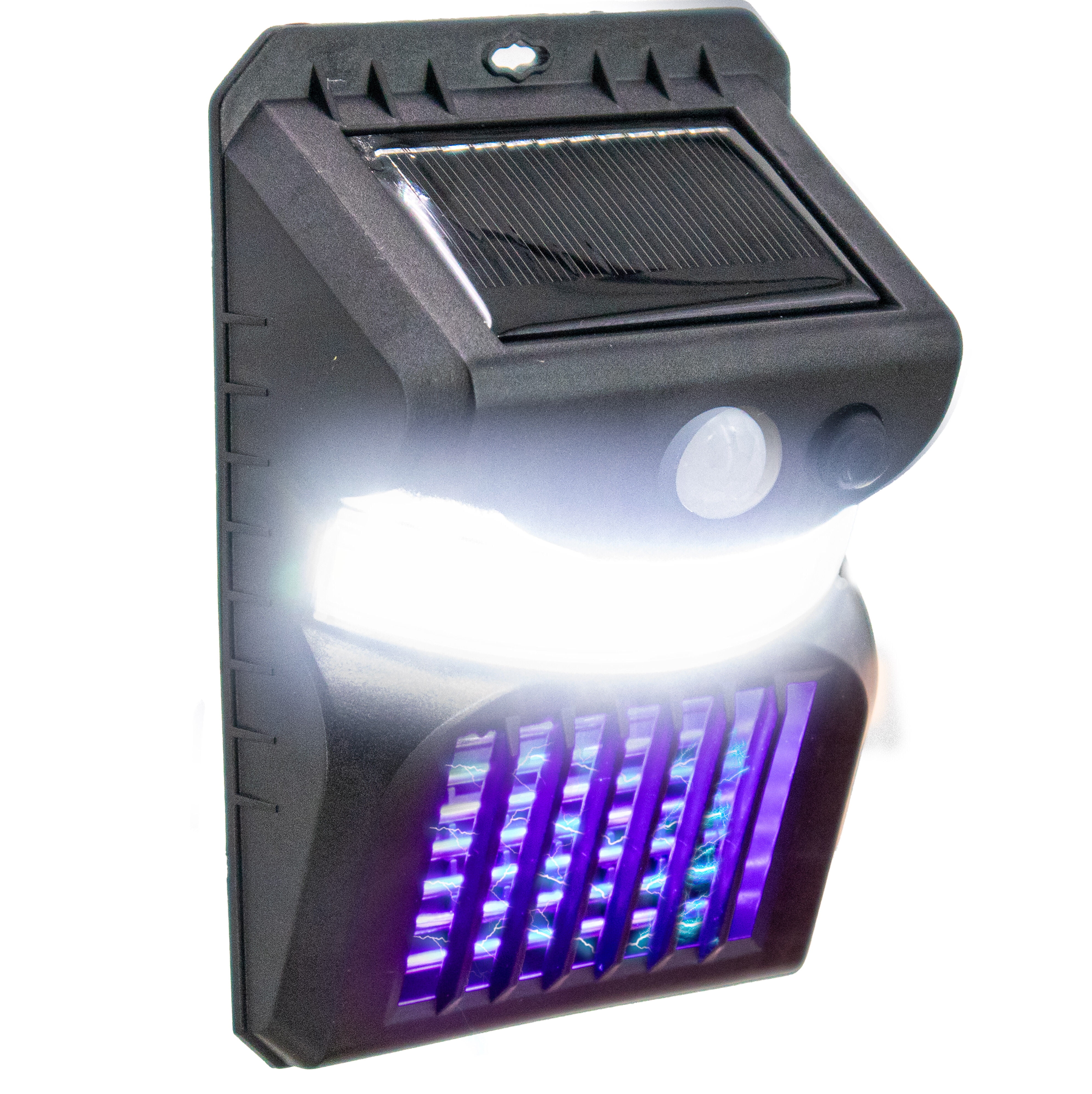 Solar Bug Mosquito Zapper & 16 LED Motion Sensor Light 2 in 1