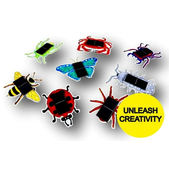 Brown Dog Gadgets Solar Bug 2.0 25-Pack – Easy Assembly STEM Solar Project