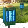 thumbnail image 1 of Solar Bug Zapper Outdoor, 4200V Waterproof Electric Mosquito & Fly Killer Lamp, Insect Trap for Patio & Garden, Green, 1 of 9