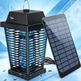 thumbnail image 1 of Solar Bug Zapper Outdoor,4500V Mosquito & Fly Killer Lamp，Waterproof Insect Control for Garden, Patio, 1 of 9