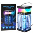 Solar Bug Zapper Outdoor,Portable Mosquito Zapper, Indoor Mosquito
