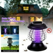 Solar Bug Zapper,Solar Powered Led Mosquito Fly Bug Insect Zapper Killer Trap Lamp Light Outdoor