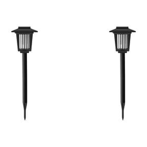 Solar Bug Zapper, Solar Powered Waterproof, for Outdoor Lawn Patio Yard Garden 1 Pack, Electronic Mosquito Insect Killer Lamp Stake Light for Backyard Pathway Landscape Fly Pest Control