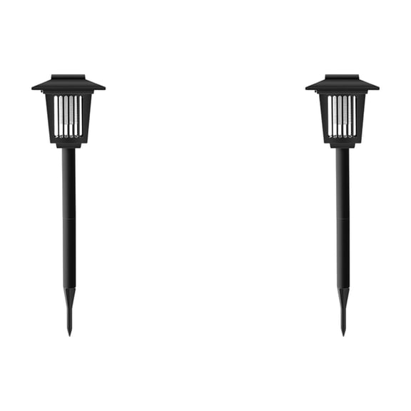 Solar Bug Zapper, Solar Powered Waterproof, for Outdoor Lawn Patio Yard Garden 1 Pack, Electronic Mosquito Insect Killer Lamp Stake Light for Backyard Pathway Landscape Fly Pest Control