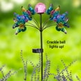 thumbnail image 1 of Multicolored Solar LED Butterfly Garden Stake, 1 of 3