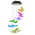 thumbnail image 1 of Solar Butterfly Wind Chime Light Outdoor, Waterproof Hanging Decoration Patio Lights, Butterfly Lights for Women Mom Grandma Wife Gift, 1 of 7