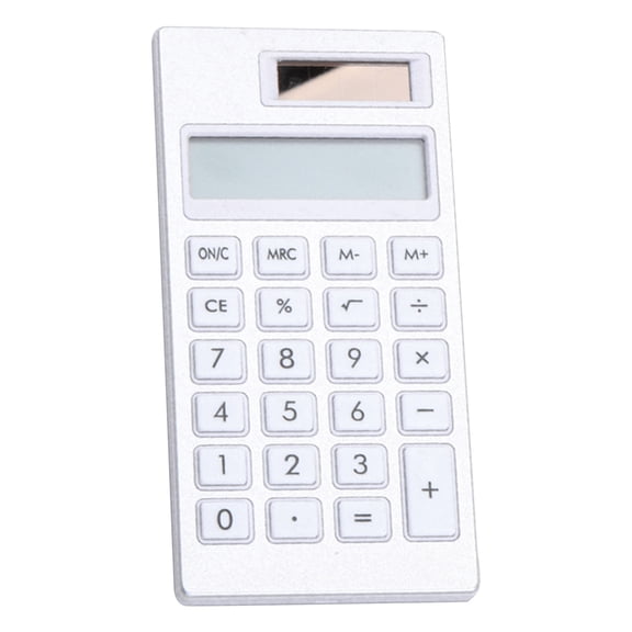 Solar Calculator, 12-Digit Solar-Powered Desktop Calculator for Office and Home, By TINGXIN