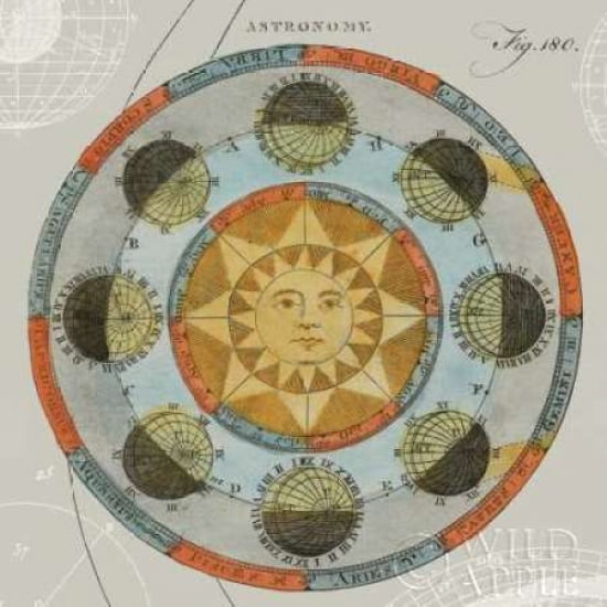 Solar Calendar Canvas Art - Sue Schlabach (24 x 24)