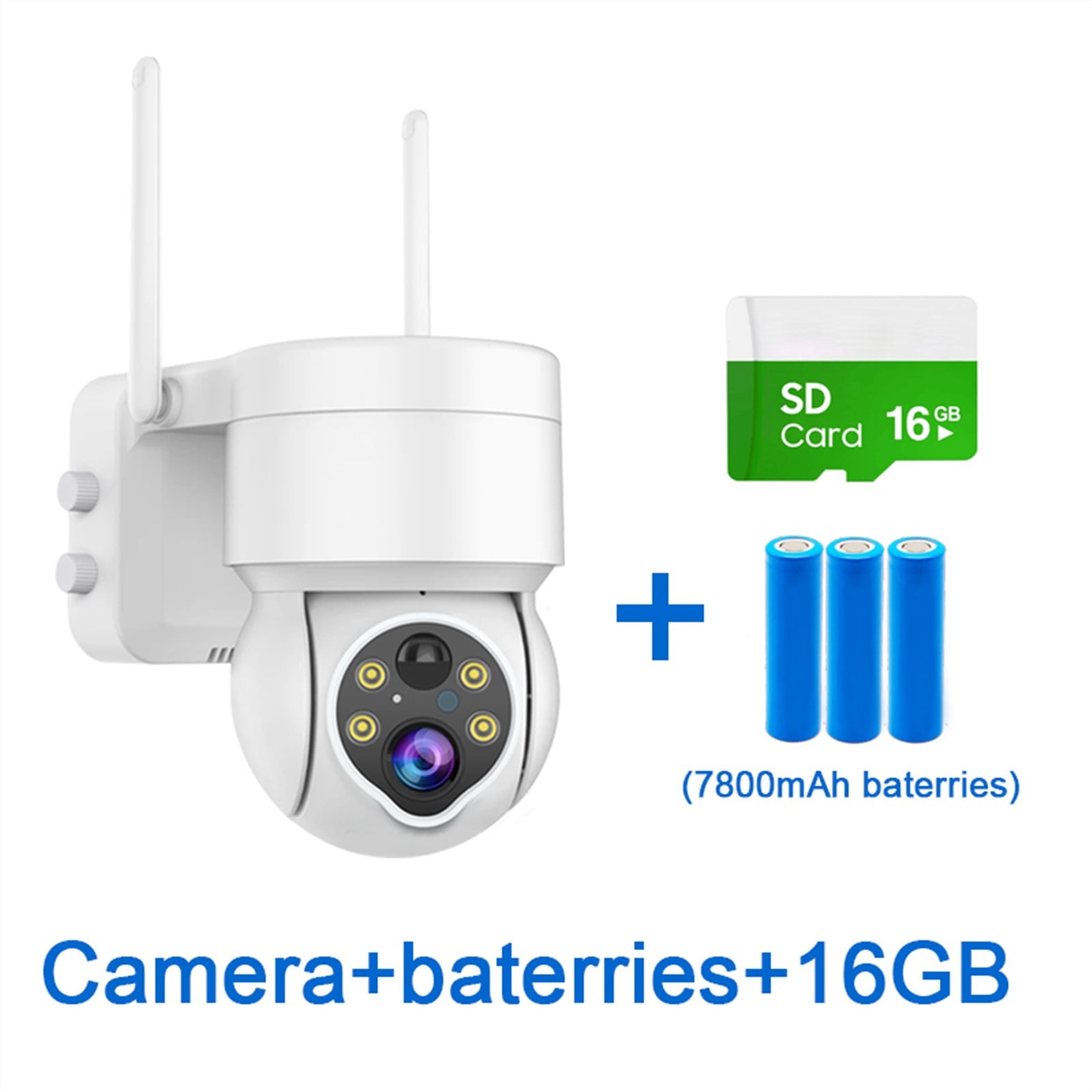 Solar Camera Outdoor Wireless PTZ Camera 3MP Security Solar Panel ...