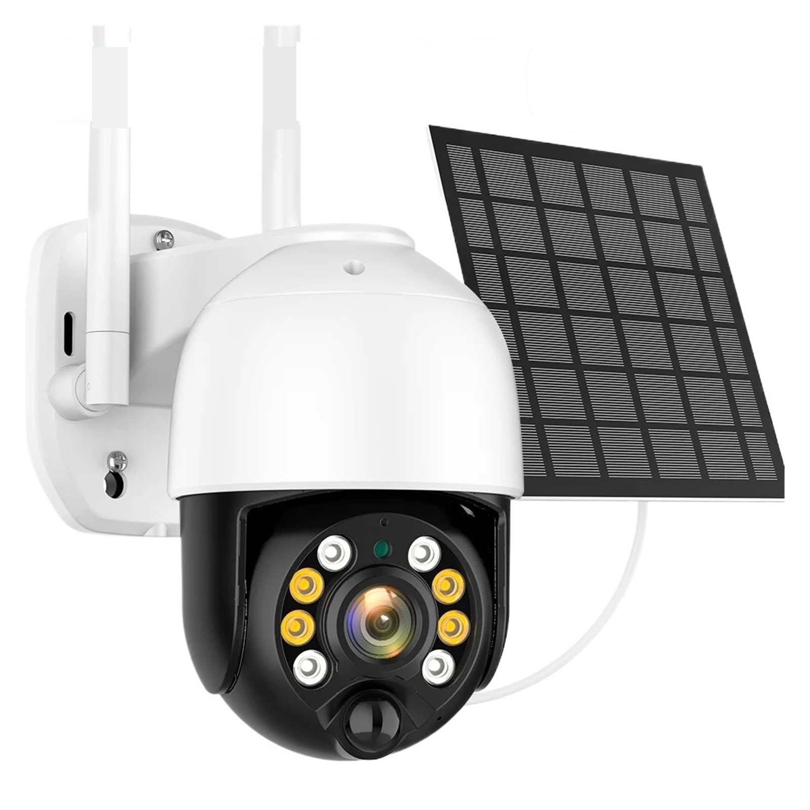 Solar Camera Outdoor Wireless Security Night Vision PIR Human Detection CCTV Surveillance Camera Monitor With Solar Panel ,Multifunctional Cameras for Security