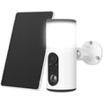Solar Cameras Outdoor with Light, Porch Floodlight Camera with Color ...